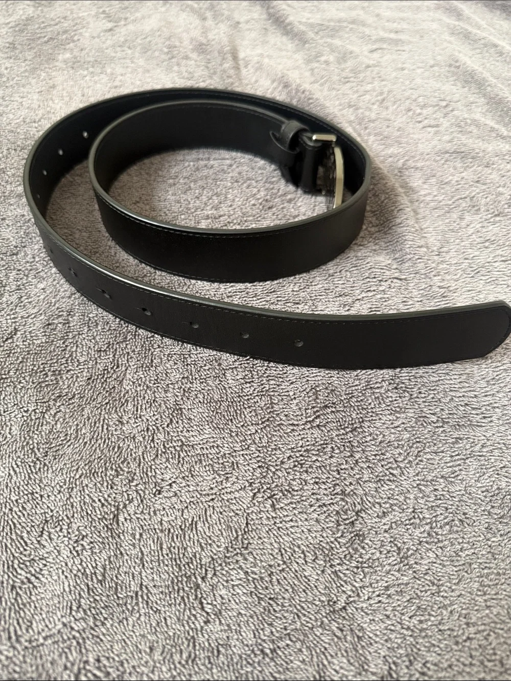 Nude Project Leather Belt with Silver Globe Buckle